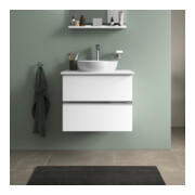 Duravit Sivida Console lavabo 68x50 cm, blanc mat soyeux-2