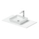 Duravit Sivida Console lavabo 88x50 cm, blanc mat soyeux-1