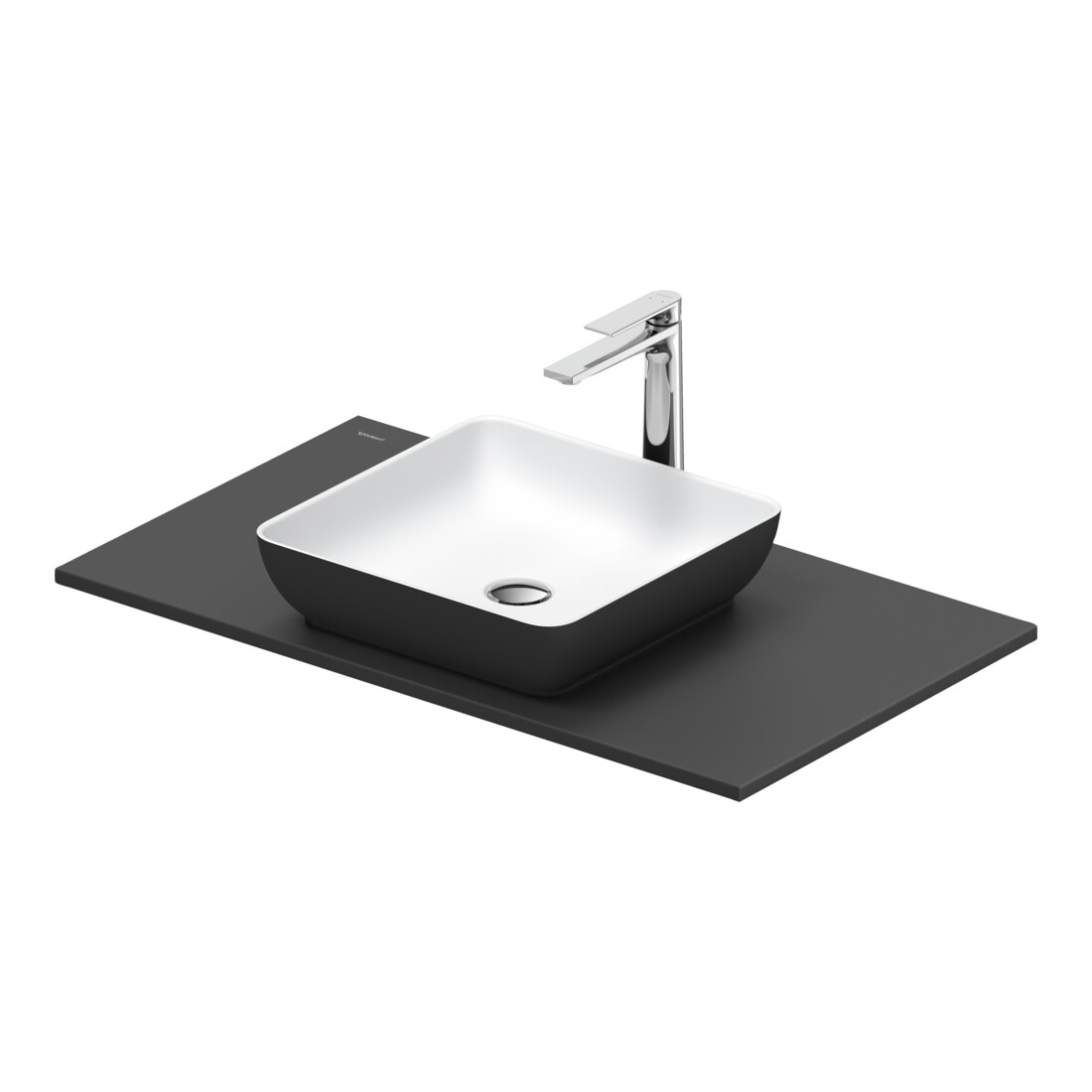 Duravit Sivida Console Lavabo 88x50 cm, I.Fa w m, Couleur extérieure gris ma