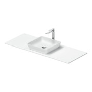 Duravit Sivida Console Vasque 128x50 cm, blanc mat soyeux