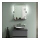 Duravit Sivida Étagère Miroir 65x65x3,6 cm, graph ma, mont., noir-2