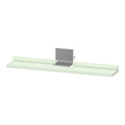 Duravit Sivida miroir-étagère 65x65x3,6 cm, vert mat, monté, chrome