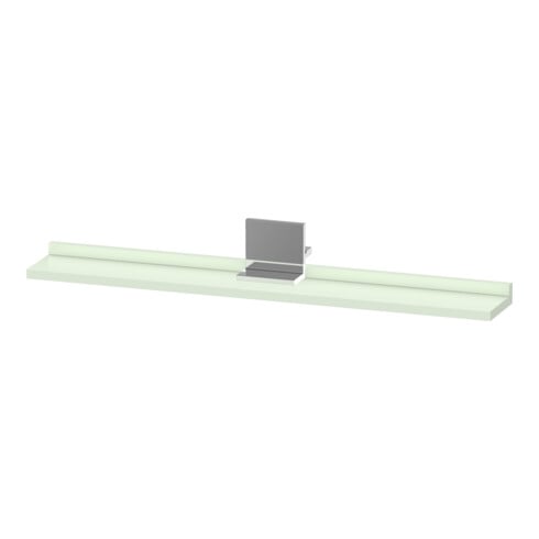 Duravit Sivida miroir-étagère 85x65x3,6 cm, vert mat, monté, chrome