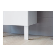 Duravit Sockelfuß 15,2x4,4x1cm, chrom, 2 Stück-4
