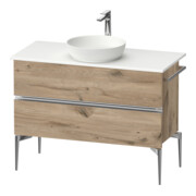 Duravit Sous-meuble console au sol Sivida 104,5x54,8x47,5 cm, E Marbre, 2 tiroirs, G c-1