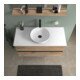 Duravit Sous-meuble console au sol Sivida 104,5x54,8x47,5 cm, E Marm, 2 SBK, Couleur noire