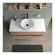 Duravit Sous-meuble console au sol Sivida 104,5x54,8x47,5 cm, E Marm, 2 SBK, Couleur noire-2