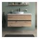 Duravit Sous-meuble console au sol Sivida 104,5x54,8x47,5 cm, E Marm, 2 SBK, Couleur noire