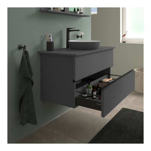 Duravit Sous-meuble console au sol Sivida 104,5x54,8x47,5 cm, gris m, 2 SBK, Gr. sw