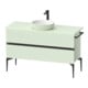 Duravit Sous-meuble console au sol Sivida 124,5x54,8x47,5 cm, vert m, 2 SBK, Gr. sw-1
