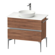 Duravit Sous-meuble console au sol Sivida 84,5x54,8x47,5 cm, N N, 2 tiroirs, Gr. chr-1