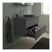 Duravit Sous-meuble console de lavabo au sol Sivida 104,5x54,8x47,5 cm, gris, 2 tiroirs, G c-2