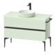 Duravit Sous-meuble console de lavabo au sol Sivida 104,5x54,8x47,5 cm, vert m, 2 SBK, Gr. sw