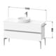 Duravit Sous-meuble console de lavabo au sol Sivida 124,5x54,8x47,5cm, E marbre, 2 tiroirs, G c