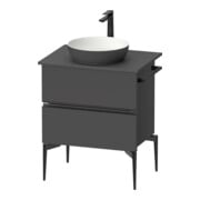 Duravit Sous-meuble console de lavabo au sol Sivida 64,5x54,8x47,5 cm, gris m, 2 SBK, Gr. sw-1