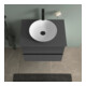 Duravit Sous-meuble console de lavabo au sol Sivida 64,5x54,8x47,5 cm, gris m, 2 SBK, Gr. sw