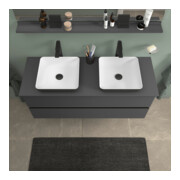 Duravit Sous-meuble console de lavabo au sol Sivida gris m, 131,5x54,8x47,5cm, 2 SBK, Gr. sw-5