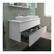 Duravit Sous-meuble console de lavabo au sol Sivida w m, 131,5x54,8x47,5 cm, 2 SBK, chromé