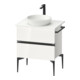 Duravit Sous-meuble console Sivida 64,5x54,8x47,5 cm, blanc, 2 tiroirs, taille S-1