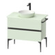 Duravit Sous-meuble console Sivida 84,5x54,8x47,5 cm, vert m, 2 SBK, Gr. sw