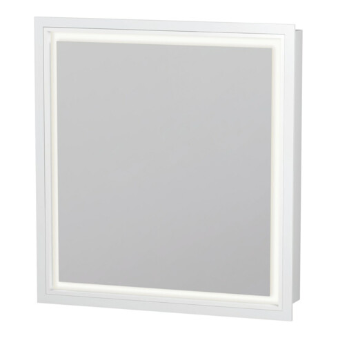 Duravit Spanplattenschraube mit Türanschlag L-Cube 65x15,5x70cm, LED, w, Anschl li, we. ma