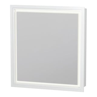 Duravit Spanplattenschraube mit Türanschlag L-Cube 65x15,5x70cm, LED, w, Anschl li, we. ma