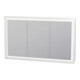 Duravit Spanplattenschraube mit Türanschlag L-Cube LED, 120x70x15,5cm, graphit matt-1