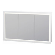 Duravit Spanplattenschraube mit Türanschlag L-Cube LED, 120x70x15,5cm, graphit matt