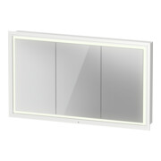 Duravit Spanplattenschraube mit Türanschlag L-Cube LED, 120x70x15,5cm, weiß matt