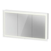 Duravit Spanplattenschraube mit Türanschlag L-Cube LED, 120x70x15,5cm, weiß matt