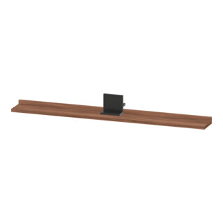 Duravit Spiegel-Ablage Sivida 105x65x3,6cm, Nussb Nat, mont., sw
