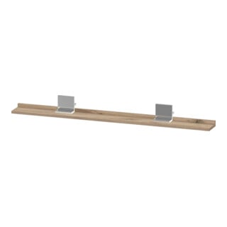 Duravit Spiegel-Ablage Sivida 125x65x3,6mm, Ei Marm, montiert, chrom