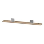 Duravit Spiegel-Ablage Sivida 125x65x3,6mm, Ei Marm, montiert, chrom