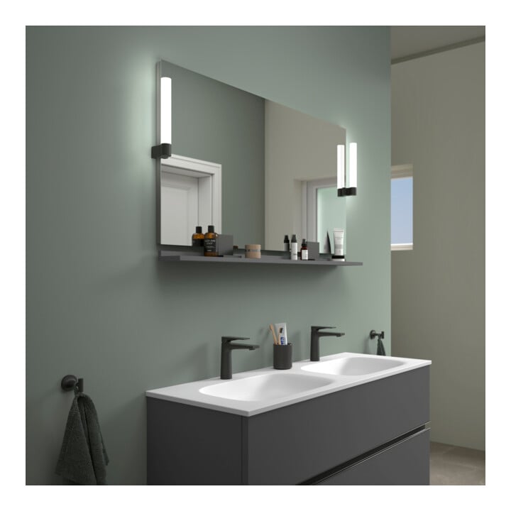 Duravit Spiegel-Ablage Sivida 125x65x3,6mm, graph ma, mont., sw