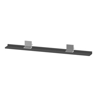 Duravit Spiegel-Ablage Sivida 125x65x3,6mm, graph ma, montiert, chrom