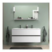 Duravit Spiegel-Ablage Sivida 125x65x3,6mm, we. ma, mont., sw-2