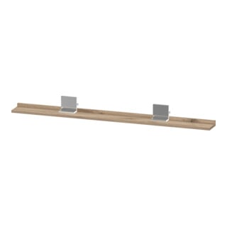 Duravit Spiegel-Ablage Sivida 133x65x3,6mm, Ei Marm, montiert, chrom