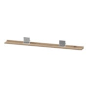 Duravit Spiegel-Ablage Sivida 133x65x3,6mm, Ei Marm, montiert, chrom
