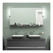Duravit Spiegel-Ablage Sivida 133x65x3,6mm, graph ma, montiert, chrom-4