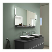 Duravit Spiegel-Ablage Sivida 133x65x3,6mm, graph ma, montiert, chrom-5