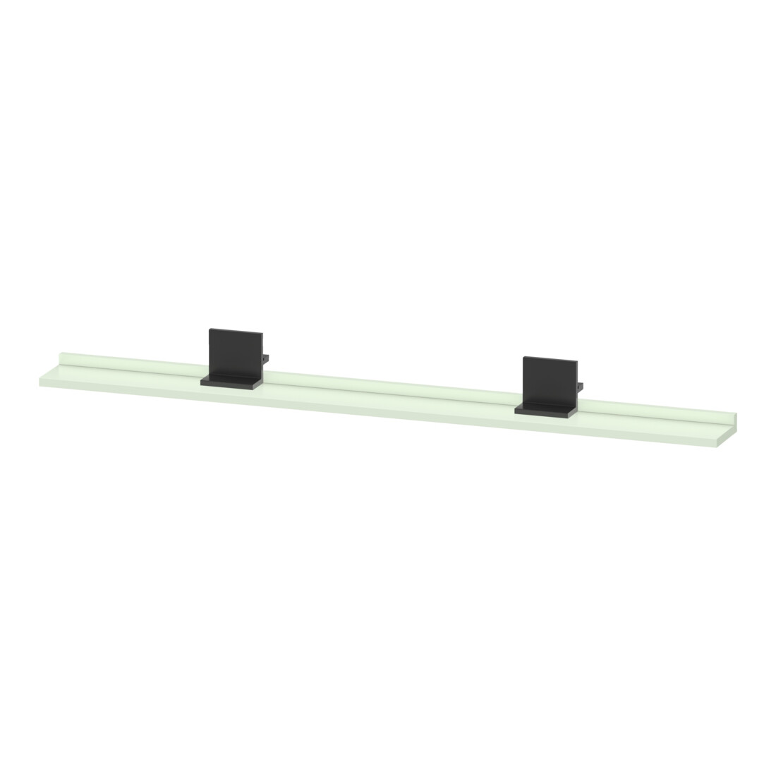 Duravit Spiegel-Ablage Sivida 133x65x3,6mm, grün ma, mont., sw