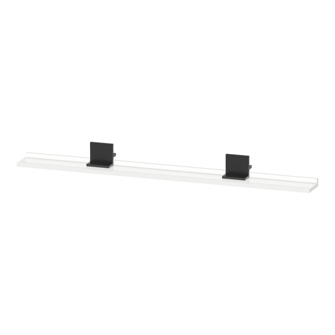 Duravit Spiegel-Ablage Sivida 133x65x3,6mm, we. hgl, mont., sw