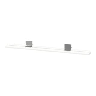 Duravit Spiegel-Ablage Sivida 133x65x3,6mm, Weiß Matt, montiert, chrom