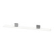 Duravit Spiegel-Ablage Sivida 133x65x3,6mm, Weiß Matt, montiert, chrom-1