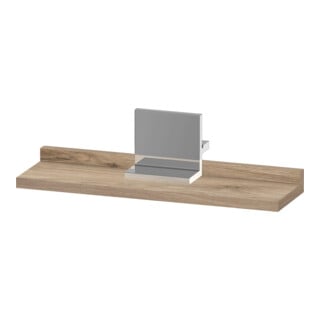 Duravit Spiegel-Ablage Sivida 45x65x3,6cm, Ei Marm, montiert, chrom