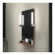 Duravit Spiegel-Ablage Sivida 45x65x3,6cm, Nussb Nat, montiert, chrom