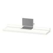 Duravit Spiegel-Ablage Sivida 45x65x3,6cm, Weiß Matt, montiert, chrom