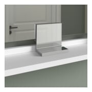 Duravit Spiegel-Ablage Sivida 45x65x3,6cm, Weiß Matt, montiert, chrom-4