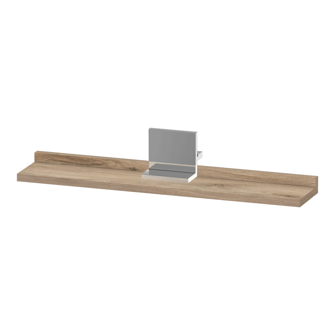 Duravit Spiegel-Ablage Sivida 65x65x3,6cm, Ei Marm, montiert, chrom