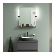 Duravit Spiegel-Ablage Sivida 65x65x3,6cm, graph ma, mont., sw-2